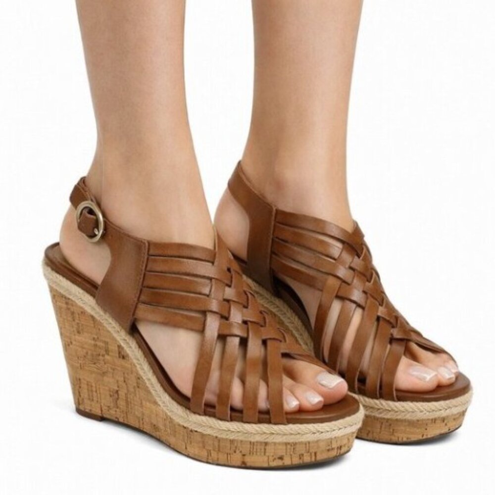 FRANCO SARTO Tammie Espadrille Wedge Sandals